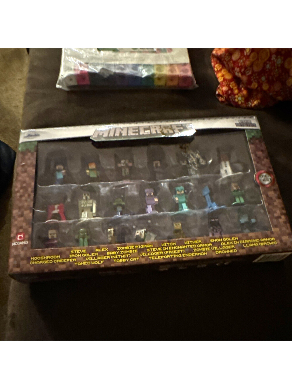 Minecraft Mojang Diecast Mini Mixed Box Set Steve Alex Witch